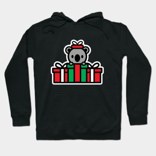 Koala Christmas Presents Bambu Brand Holiday Snow Hoodie